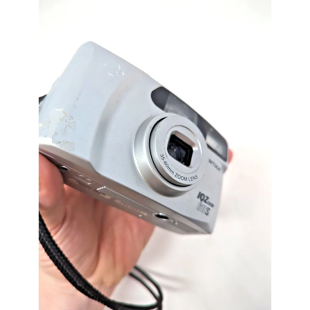 Pentax IQZoom 60S 35mm Film Camera Point & Shoot 35-60mm Zoom Tested Read